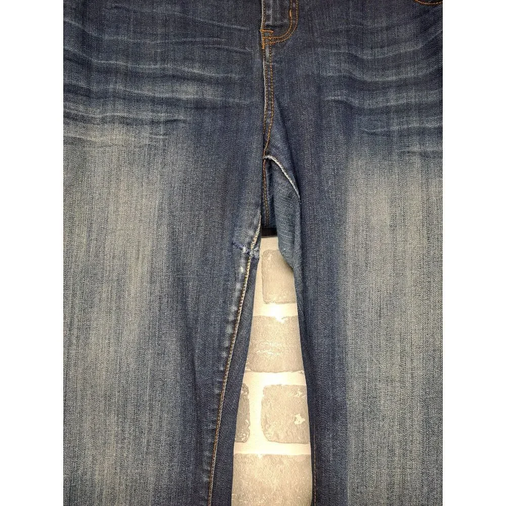 Torrid Womens Relaxed Bootcut‎ Strech Jeans Blue Meas Size 16R Western Rodeo